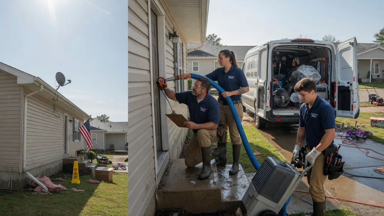 Ceiling Water Damage Restoration in Dallas, WV near me